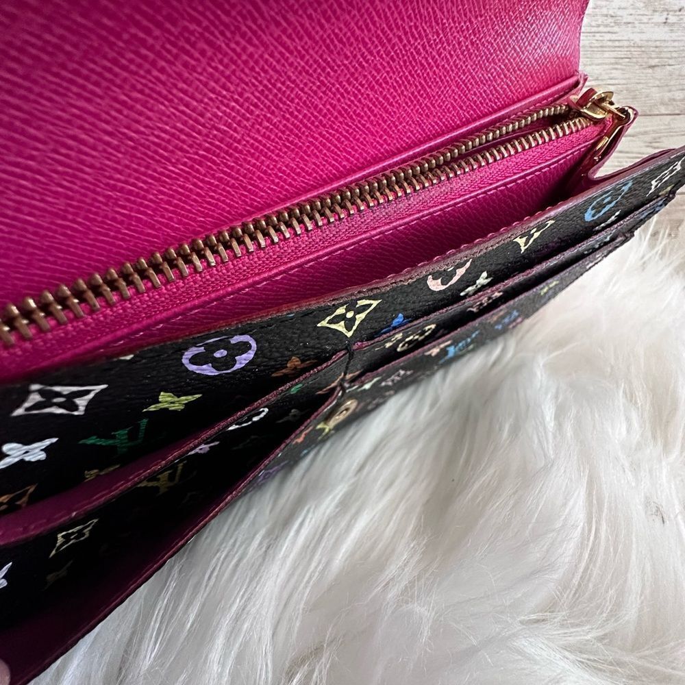 🌺RARE🌺 Louis Vuitton Takashi Murakami X Black Multicolor Monogram… - Picture 7 of 16